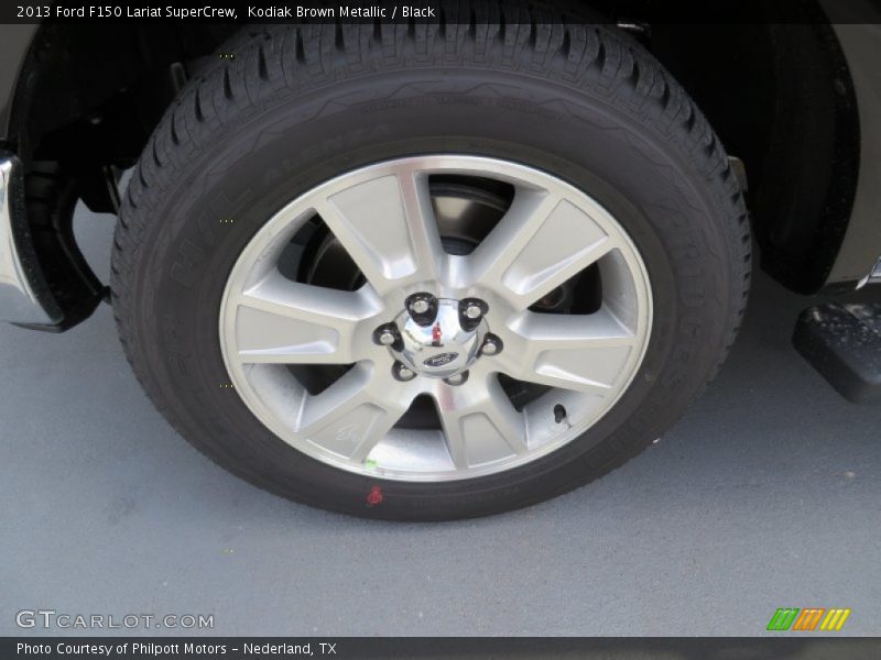 Kodiak Brown Metallic / Black 2013 Ford F150 Lariat SuperCrew