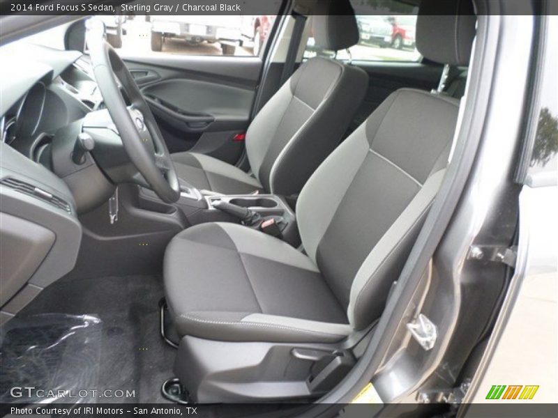 Sterling Gray / Charcoal Black 2014 Ford Focus S Sedan