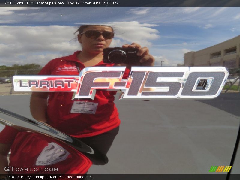 Kodiak Brown Metallic / Black 2013 Ford F150 Lariat SuperCrew