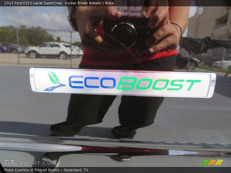 Kodiak Brown Metallic / Black 2013 Ford F150 Lariat SuperCrew