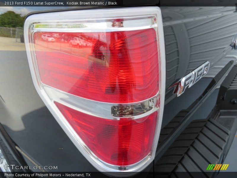 Kodiak Brown Metallic / Black 2013 Ford F150 Lariat SuperCrew