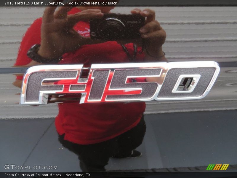 Kodiak Brown Metallic / Black 2013 Ford F150 Lariat SuperCrew