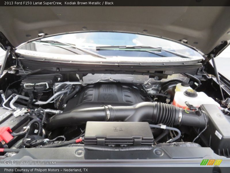 Kodiak Brown Metallic / Black 2013 Ford F150 Lariat SuperCrew