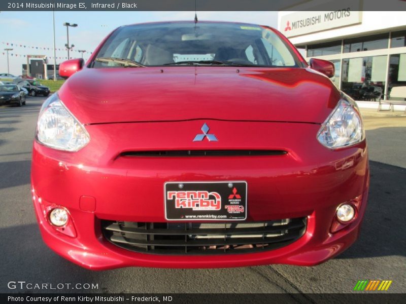 Infrared / Black 2014 Mitsubishi Mirage ES