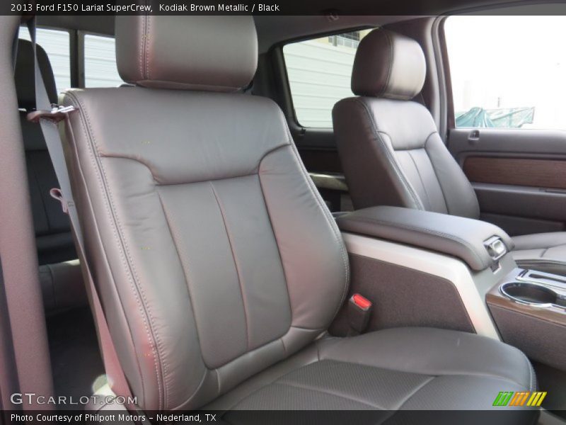 Kodiak Brown Metallic / Black 2013 Ford F150 Lariat SuperCrew