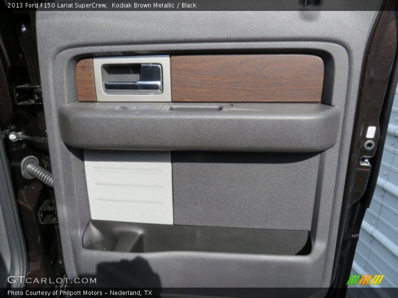 Kodiak Brown Metallic / Black 2013 Ford F150 Lariat SuperCrew