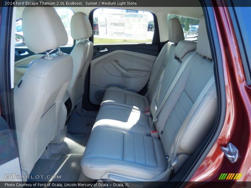 Sunset / Medium Light Stone 2014 Ford Escape Titanium 2.0L EcoBoost