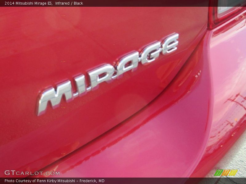 Infrared / Black 2014 Mitsubishi Mirage ES