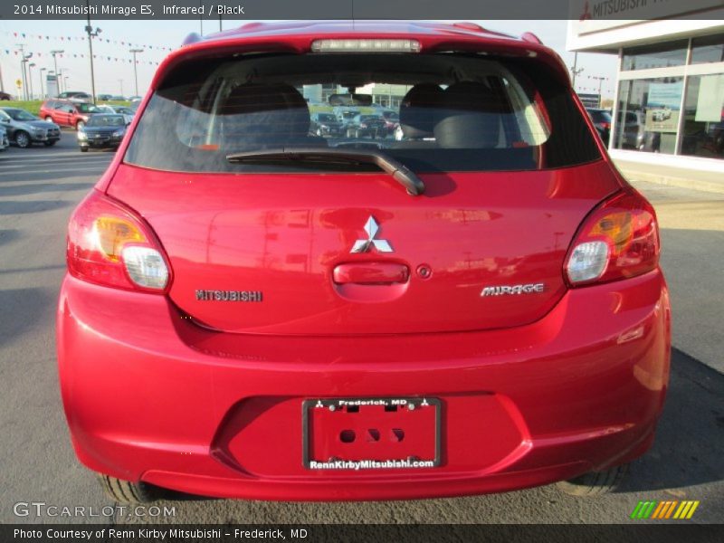 Infrared / Black 2014 Mitsubishi Mirage ES