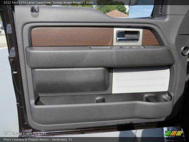 Kodiak Brown Metallic / Black 2013 Ford F150 Lariat SuperCrew