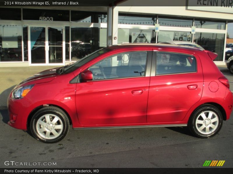 Infrared / Black 2014 Mitsubishi Mirage ES