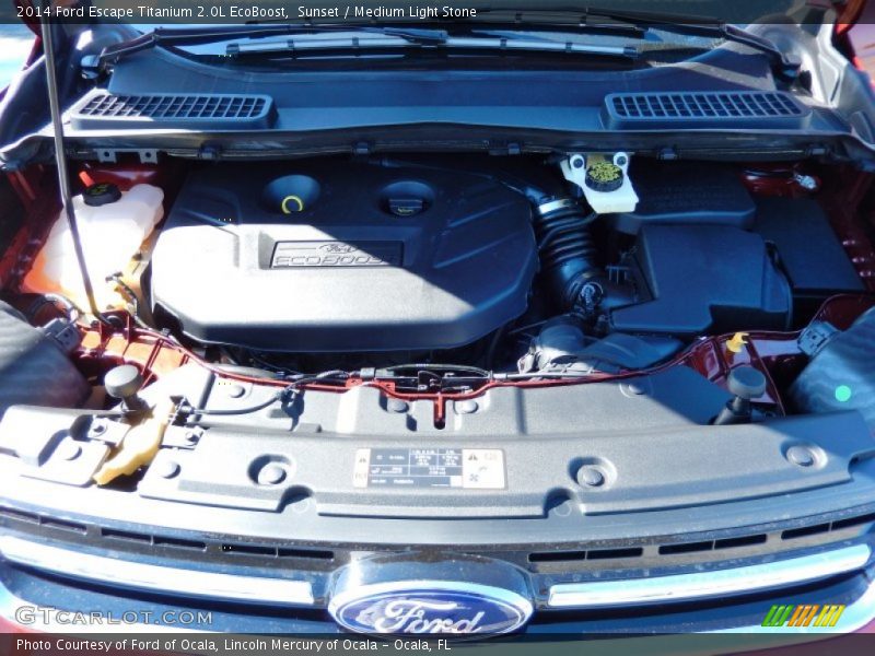 Sunset / Medium Light Stone 2014 Ford Escape Titanium 2.0L EcoBoost