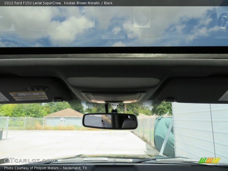 Kodiak Brown Metallic / Black 2013 Ford F150 Lariat SuperCrew