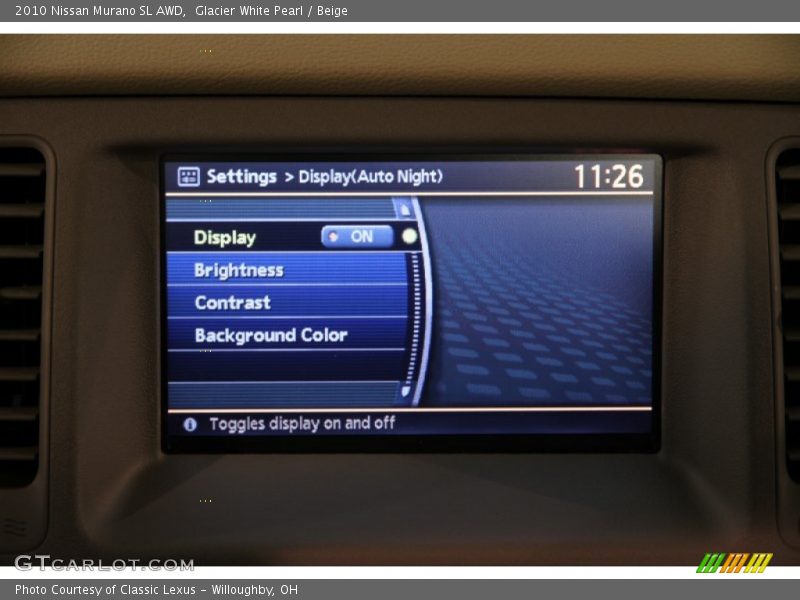 Glacier White Pearl / Beige 2010 Nissan Murano SL AWD
