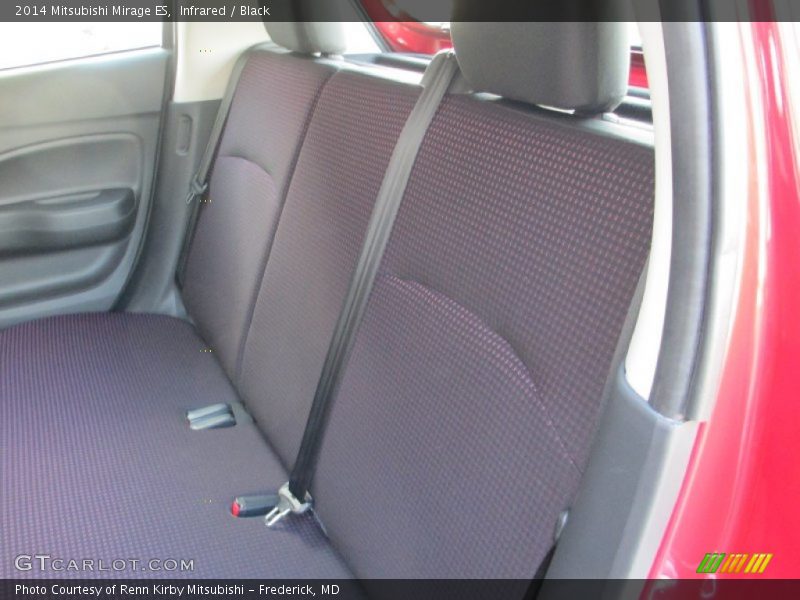 Rear Seat of 2014 Mirage ES