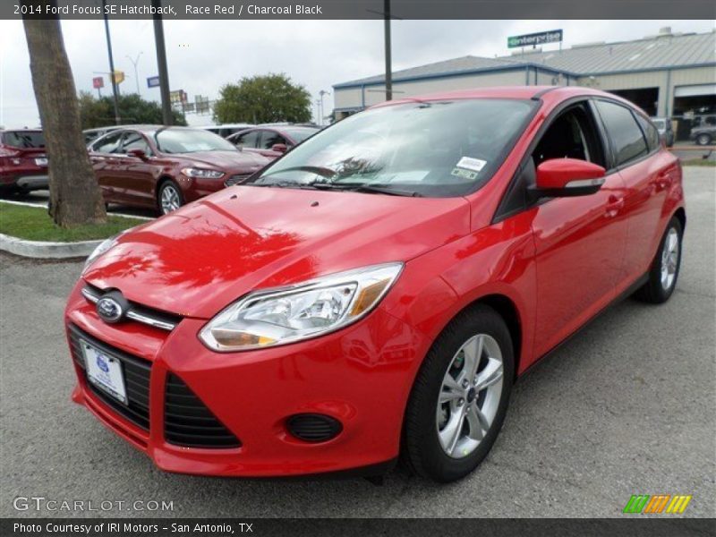 Race Red / Charcoal Black 2014 Ford Focus SE Hatchback