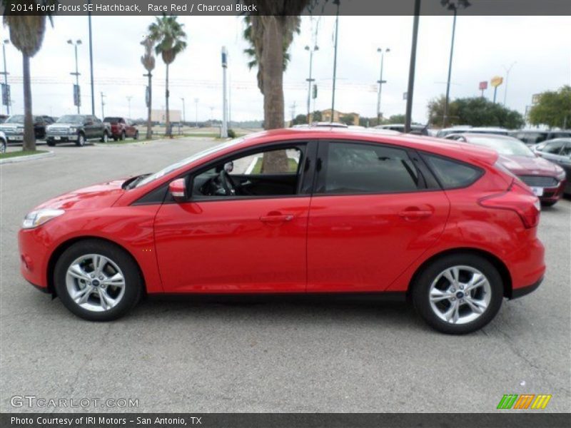 Race Red / Charcoal Black 2014 Ford Focus SE Hatchback