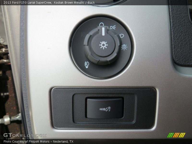 Kodiak Brown Metallic / Black 2013 Ford F150 Lariat SuperCrew
