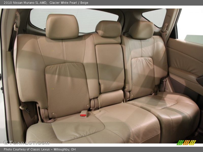Glacier White Pearl / Beige 2010 Nissan Murano SL AWD