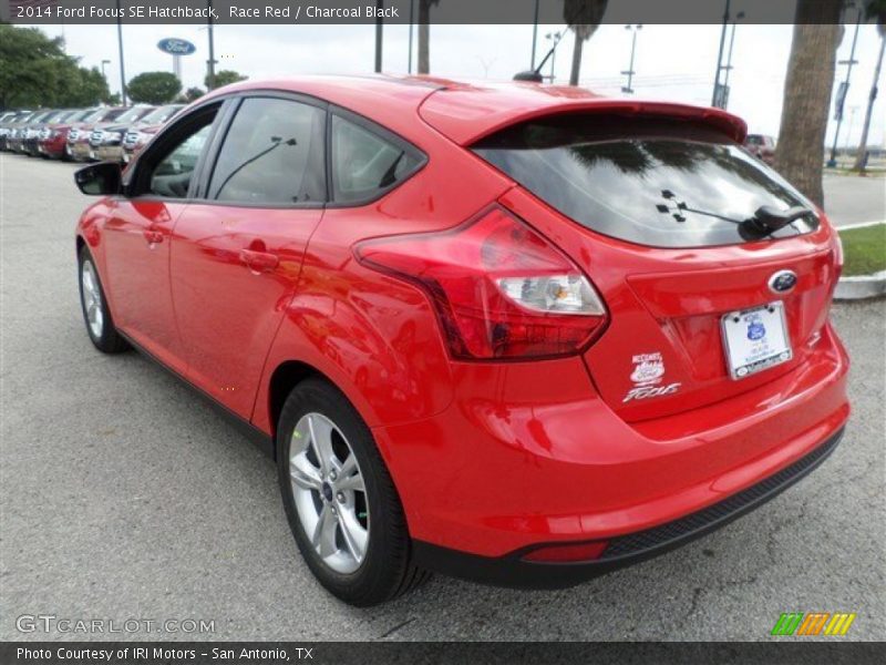 Race Red / Charcoal Black 2014 Ford Focus SE Hatchback