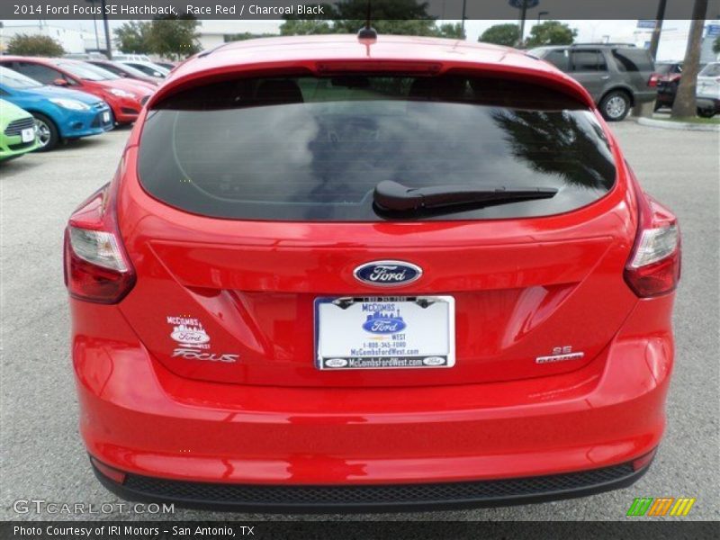 Race Red / Charcoal Black 2014 Ford Focus SE Hatchback