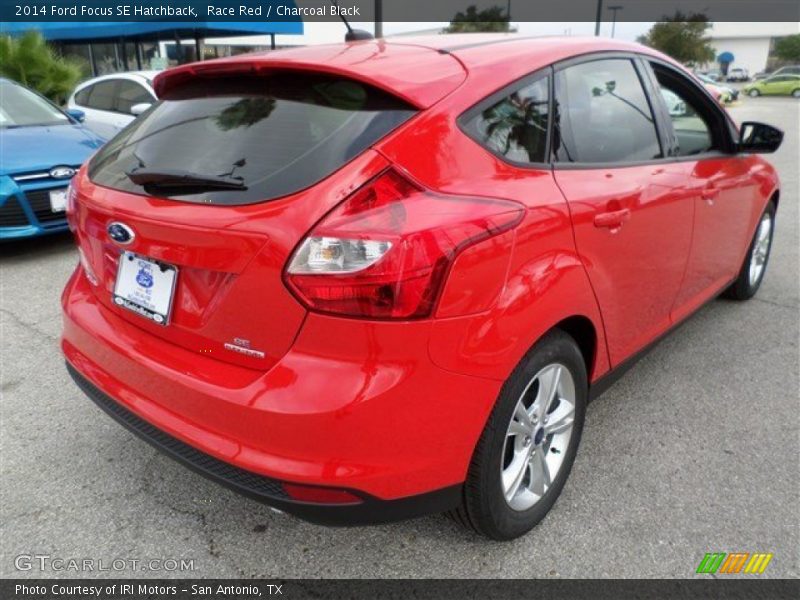 Race Red / Charcoal Black 2014 Ford Focus SE Hatchback