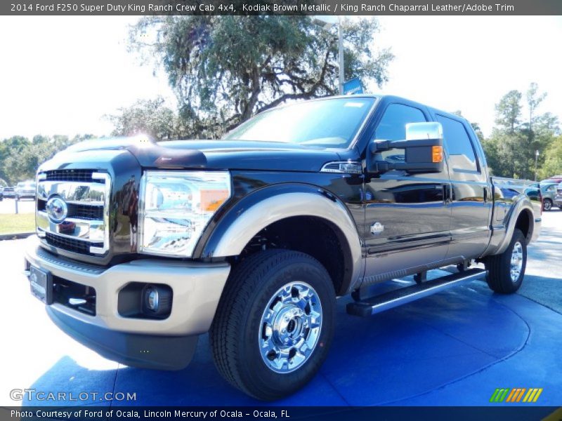Kodiak Brown Metallic / King Ranch Chaparral Leather/Adobe Trim 2014 Ford F250 Super Duty King Ranch Crew Cab 4x4
