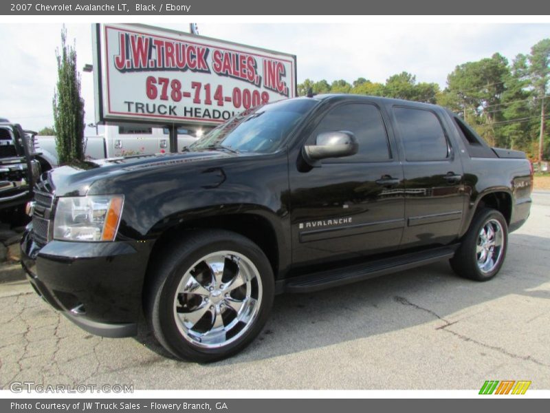 Black / Ebony 2007 Chevrolet Avalanche LT