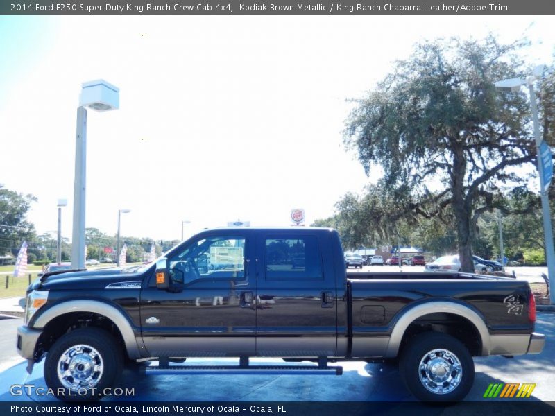 Kodiak Brown Metallic / King Ranch Chaparral Leather/Adobe Trim 2014 Ford F250 Super Duty King Ranch Crew Cab 4x4