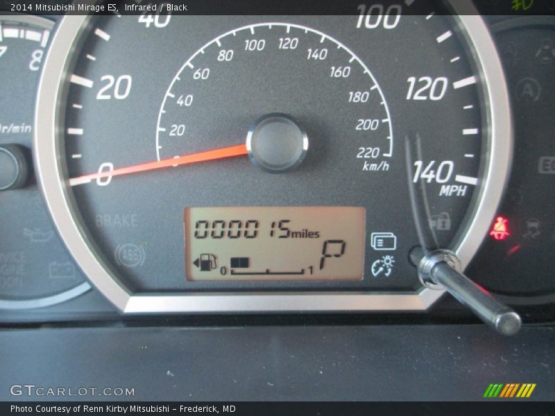 Infrared / Black 2014 Mitsubishi Mirage ES