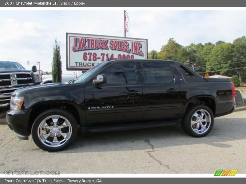 Black / Ebony 2007 Chevrolet Avalanche LT
