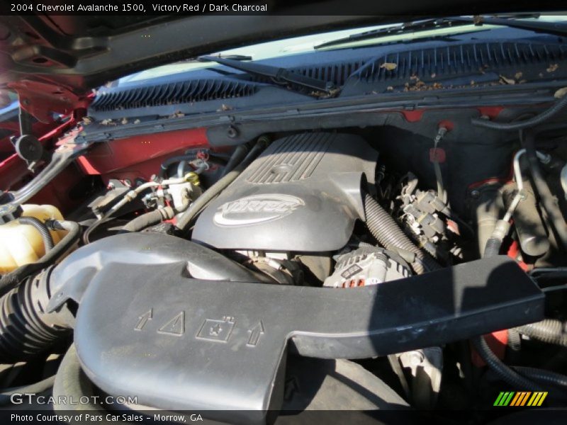 Victory Red / Dark Charcoal 2004 Chevrolet Avalanche 1500