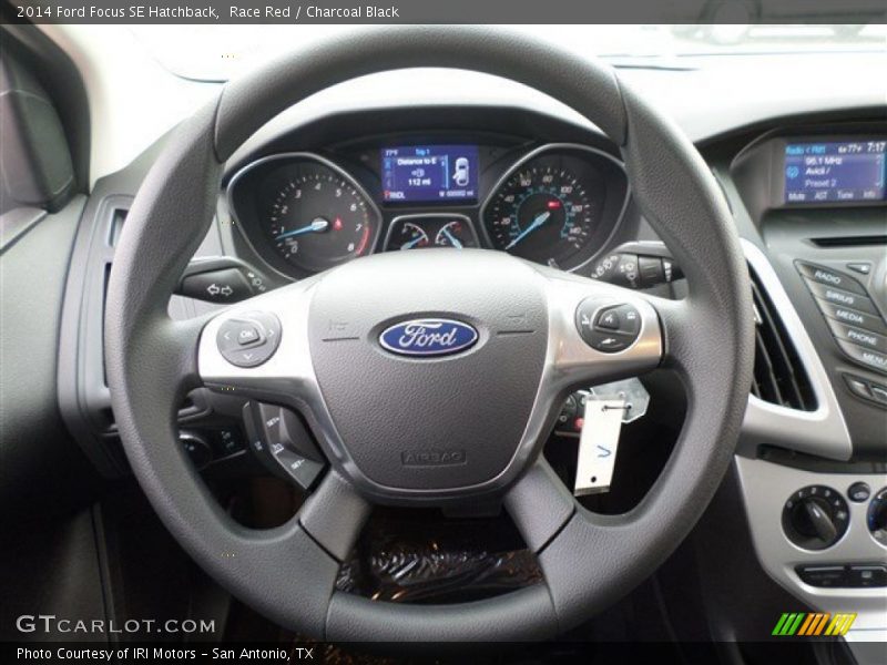Race Red / Charcoal Black 2014 Ford Focus SE Hatchback