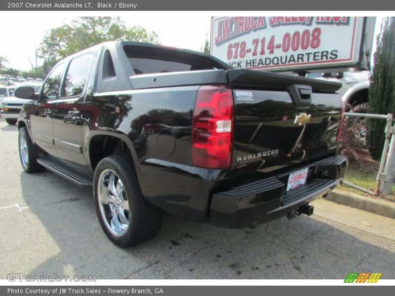 Black / Ebony 2007 Chevrolet Avalanche LT