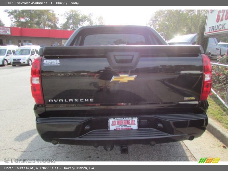 Black / Ebony 2007 Chevrolet Avalanche LT
