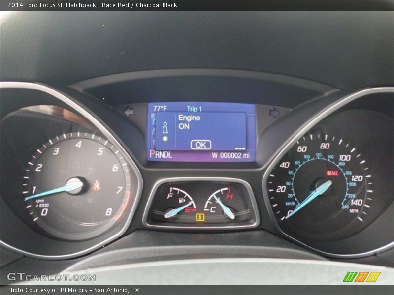 Race Red / Charcoal Black 2014 Ford Focus SE Hatchback