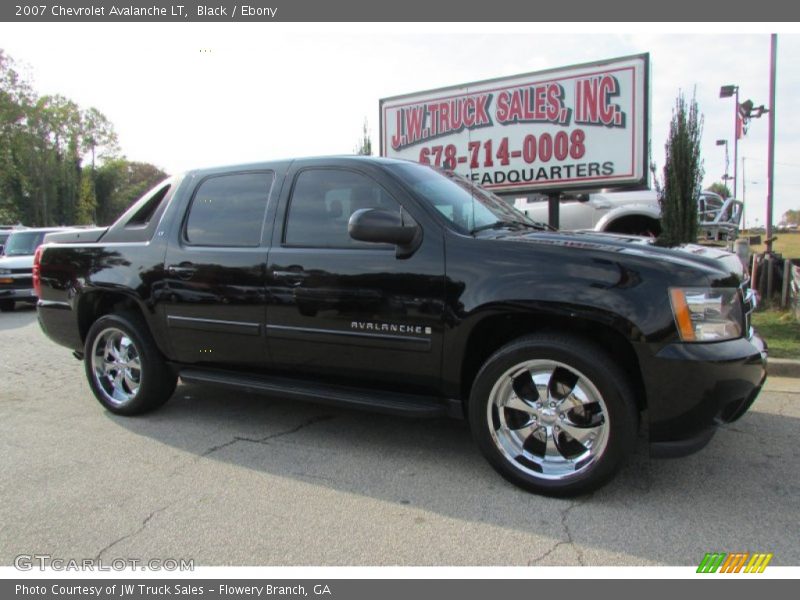 Black / Ebony 2007 Chevrolet Avalanche LT