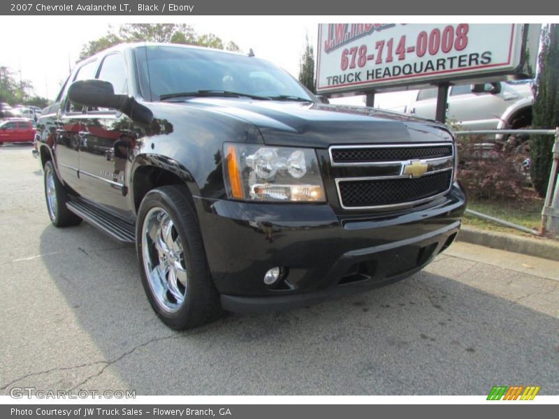 Black / Ebony 2007 Chevrolet Avalanche LT