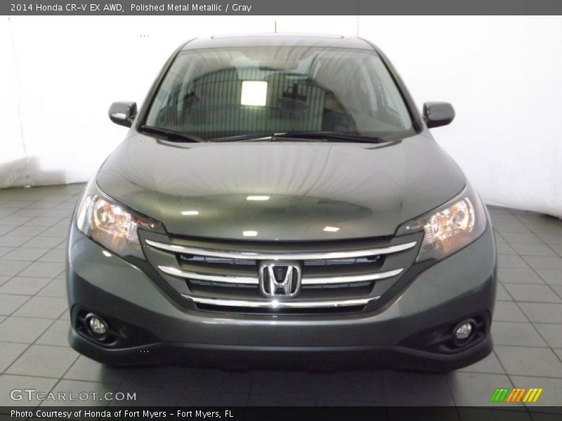 Polished Metal Metallic / Gray 2014 Honda CR-V EX AWD