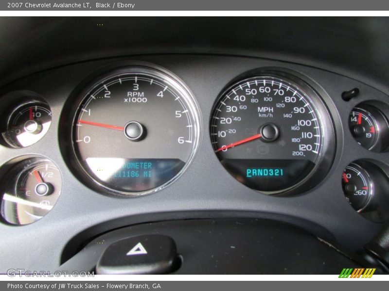 Black / Ebony 2007 Chevrolet Avalanche LT