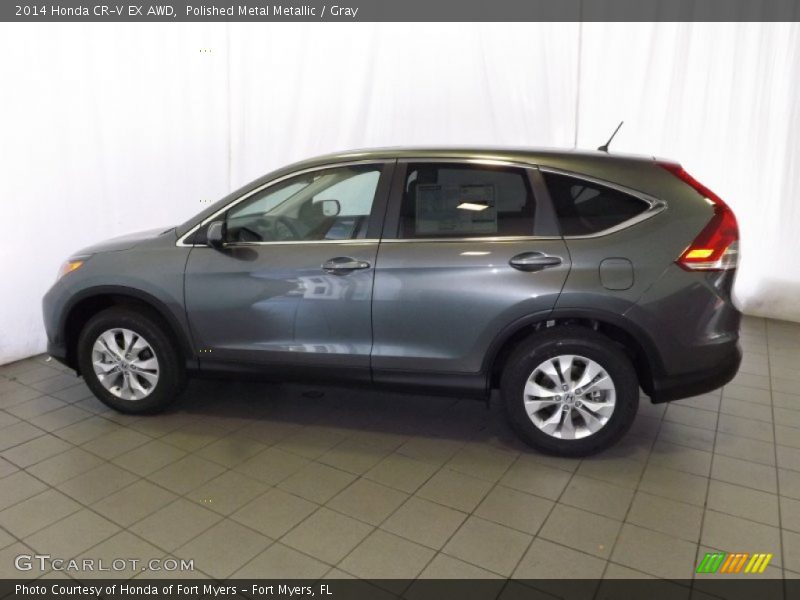 Polished Metal Metallic / Gray 2014 Honda CR-V EX AWD
