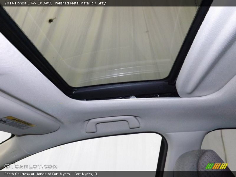 Polished Metal Metallic / Gray 2014 Honda CR-V EX AWD