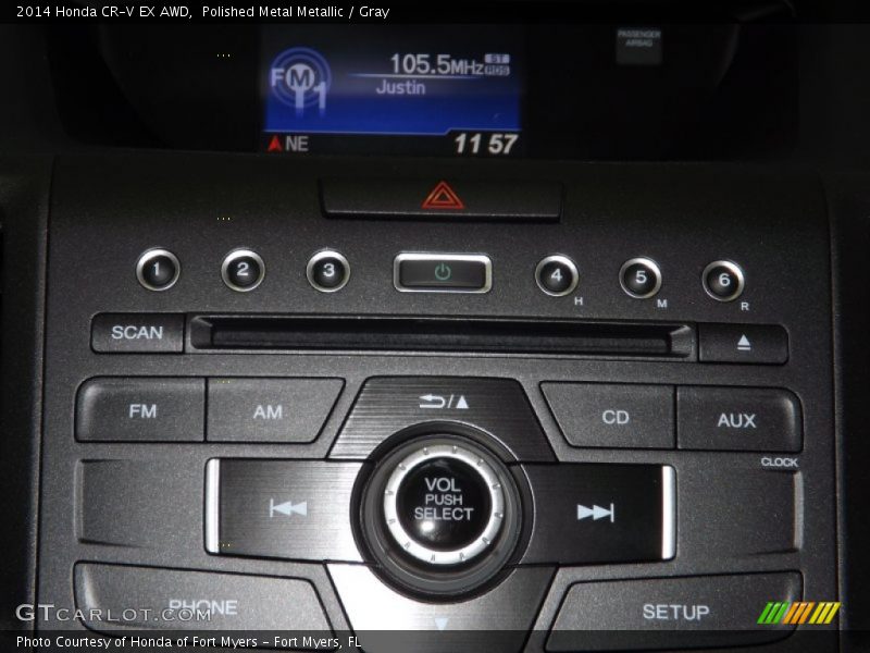 Polished Metal Metallic / Gray 2014 Honda CR-V EX AWD