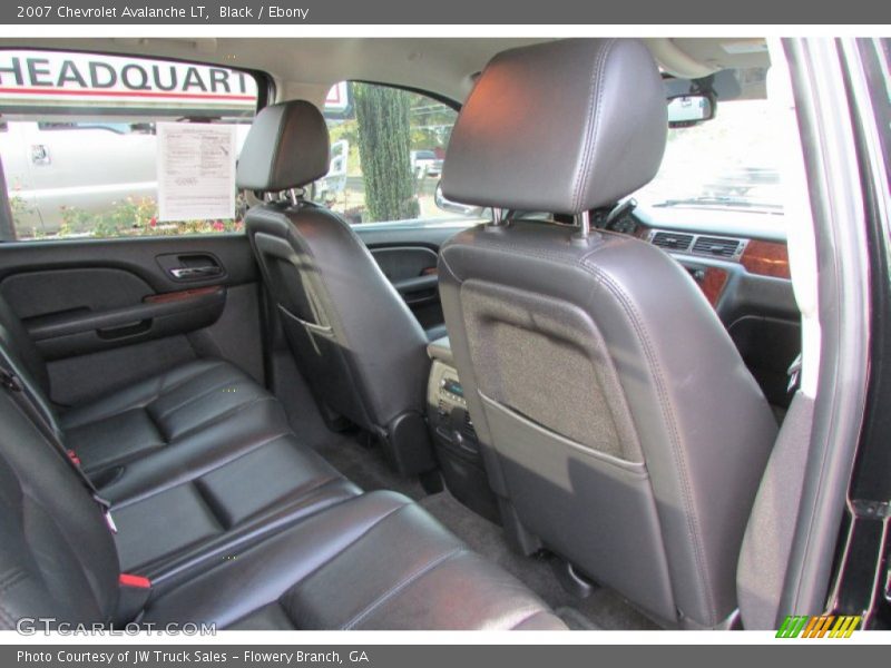 Black / Ebony 2007 Chevrolet Avalanche LT