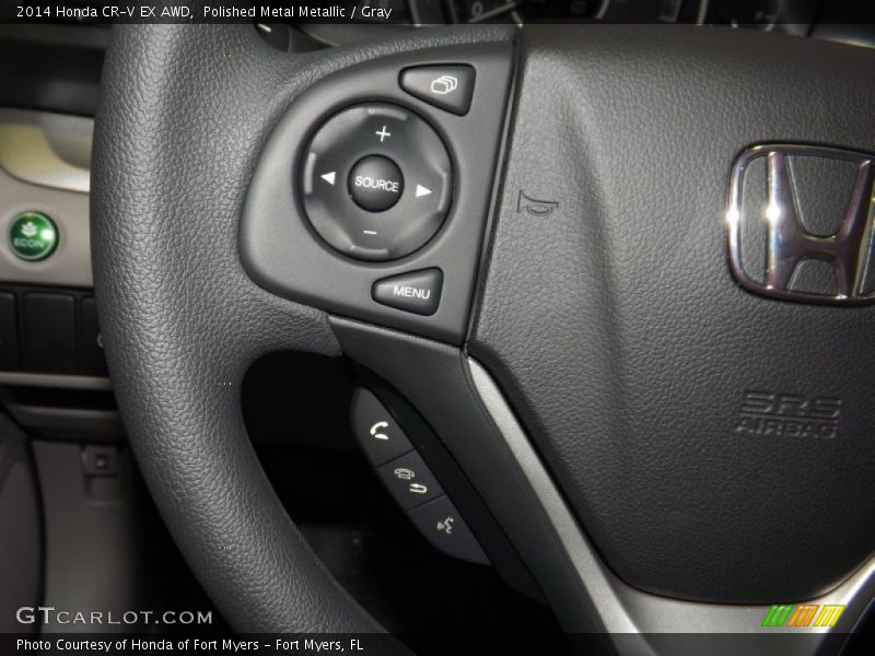 Polished Metal Metallic / Gray 2014 Honda CR-V EX AWD