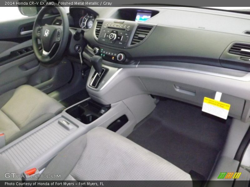 Polished Metal Metallic / Gray 2014 Honda CR-V EX AWD