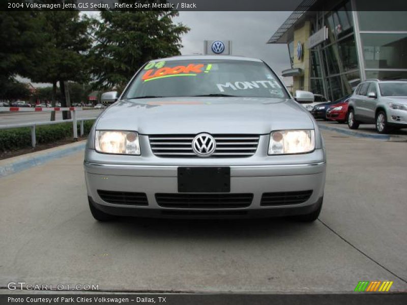 Reflex Silver Metallic / Black 2004 Volkswagen Jetta GLS Sedan