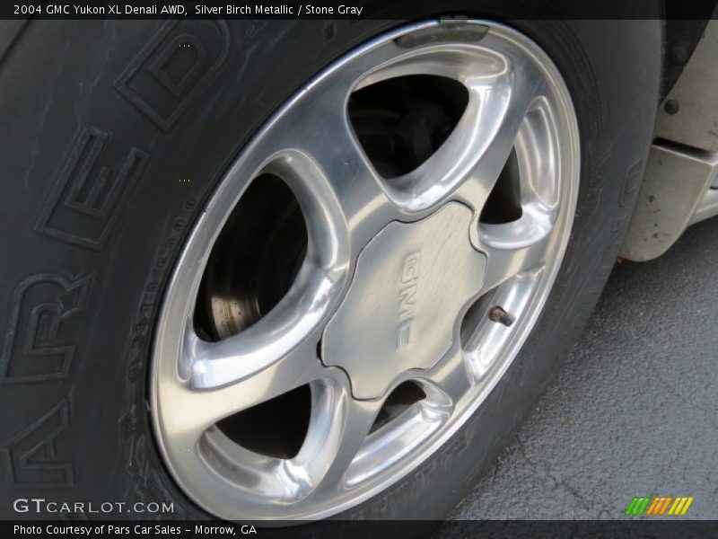 Silver Birch Metallic / Stone Gray 2004 GMC Yukon XL Denali AWD