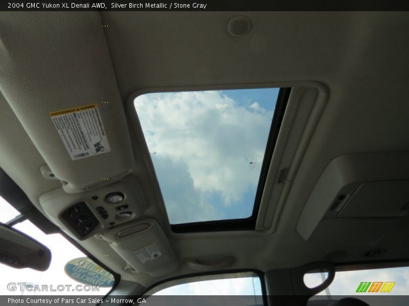 Silver Birch Metallic / Stone Gray 2004 GMC Yukon XL Denali AWD