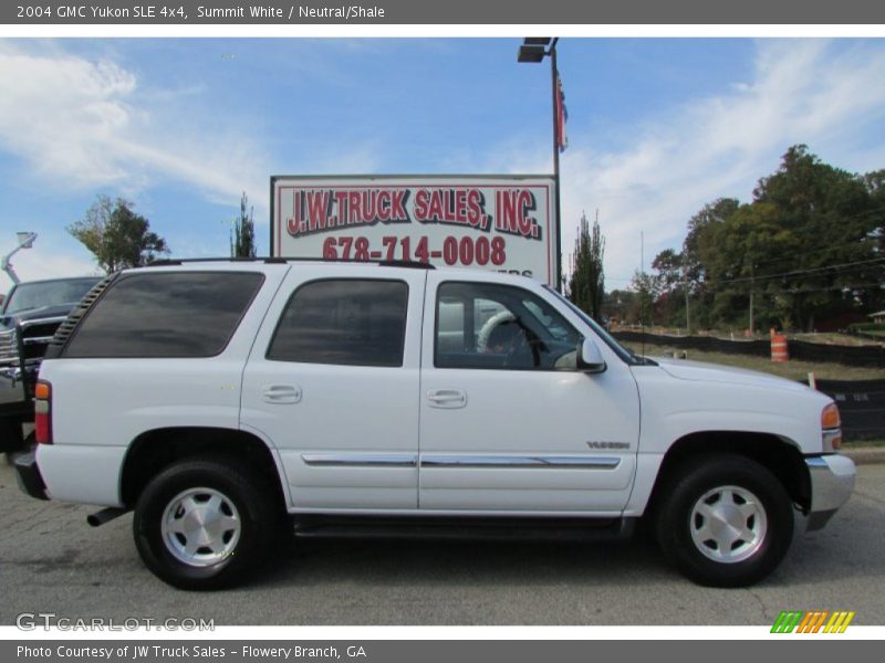 Summit White / Neutral/Shale 2004 GMC Yukon SLE 4x4